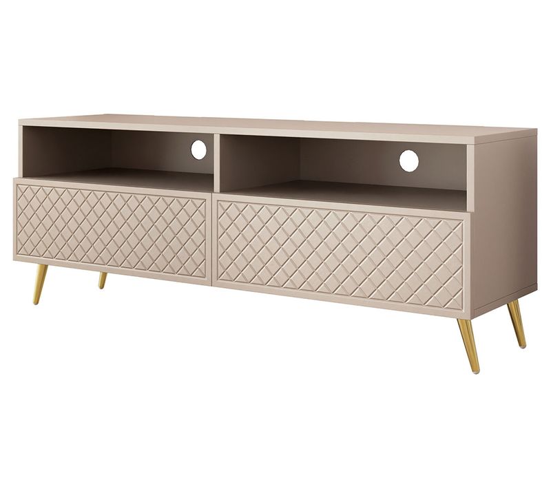 Sorolla - Meuble TV - 2 Tiroirs Et 2 Niches - 150 Cm