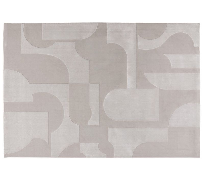 Telio - Tapis Rectangulaire Motif Bohème - Taupe -  200x290 Cm