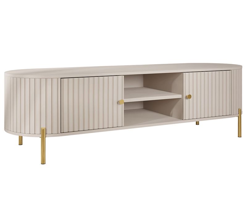 Jaime - Meuble TV 175 Cm - 2 Portes Et 2 Niches