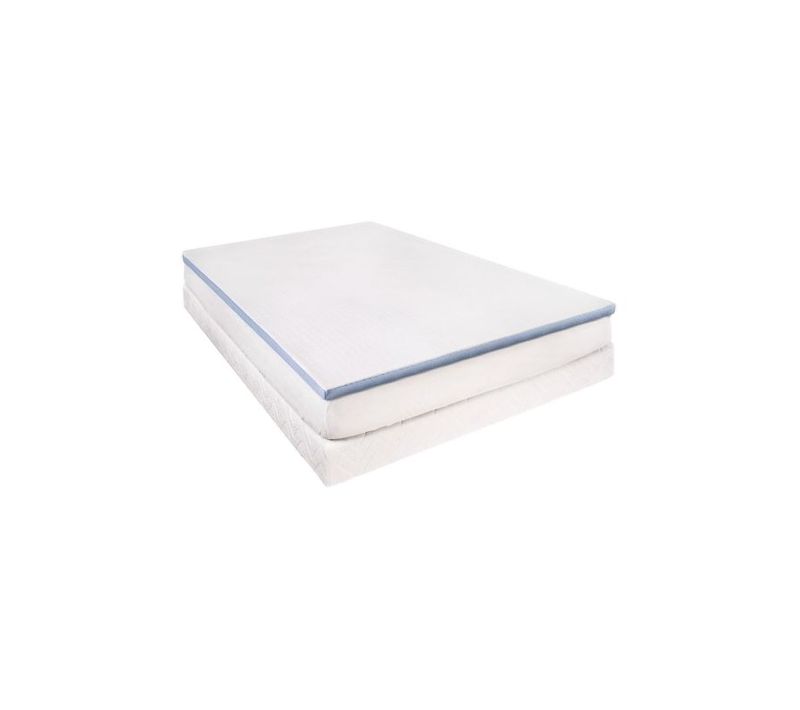 Surmatelas Lestra "fjord Essentiel" à Mémoire De Forme 180 X 200 Cm - Blanc - 180x200 Cm