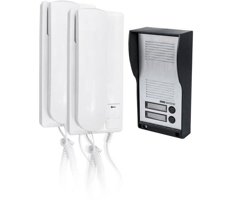 Interphone Audio Filaire - 2 Logements Audiokit Duo