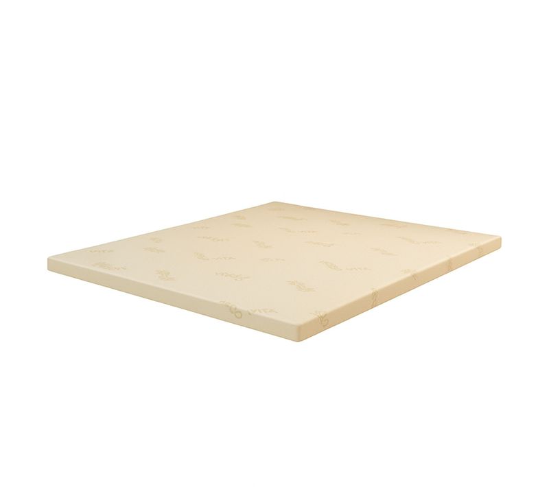 Sur-matelas 120x190 Mousse à Mémoire De Forme 55kg/m3 5 Cm Déhoussable