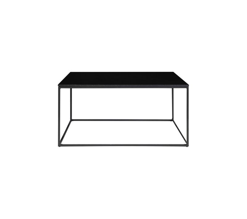 Chic-table Basse Noire 90x60 Cm