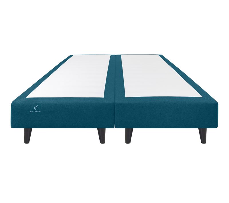 Sommier ressorts 2x80x200 cm NUIT FAUBOURG HONORE bleu
