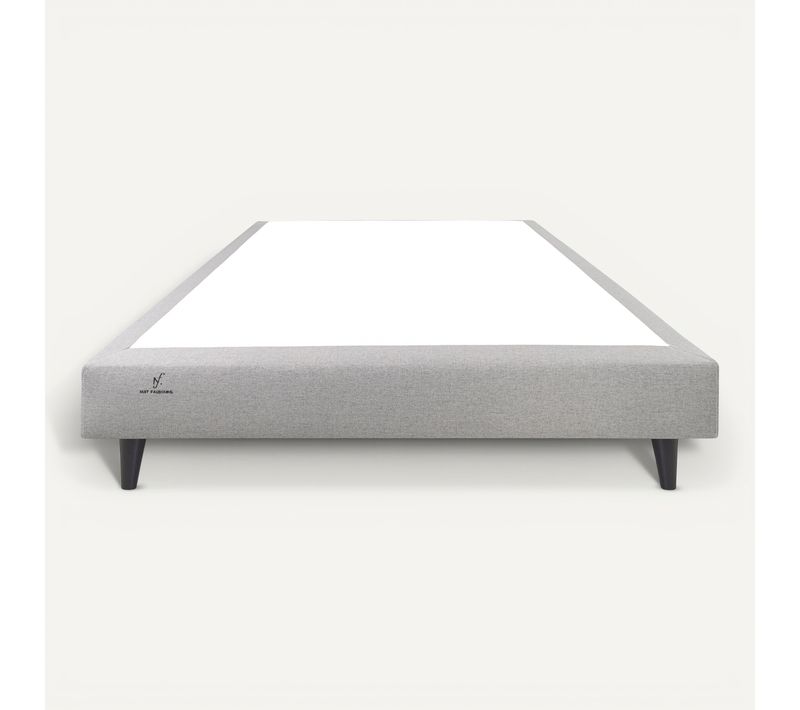 Sommier ressorts 140x190 cm NUIT FAUBOURG HONORE gris clair