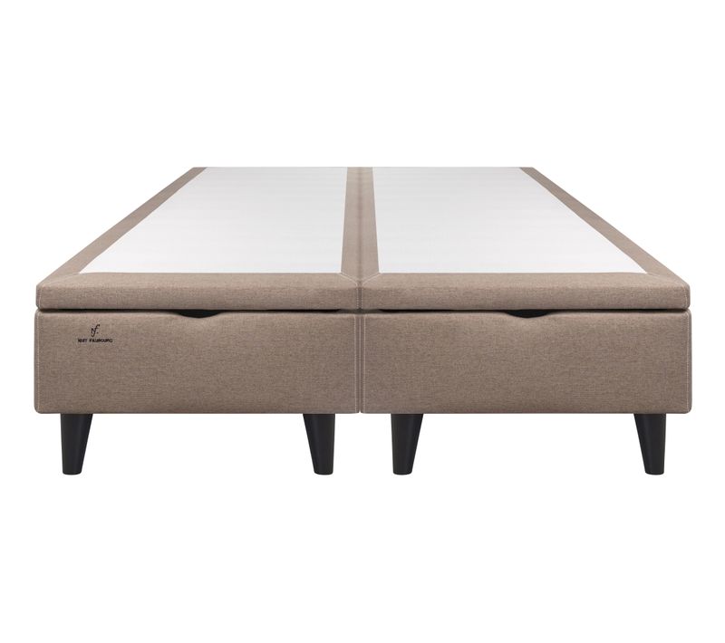 Sommier coffre manuel NUIT FAUBOURG TRIOMPHE 2x100x200 cm truffe