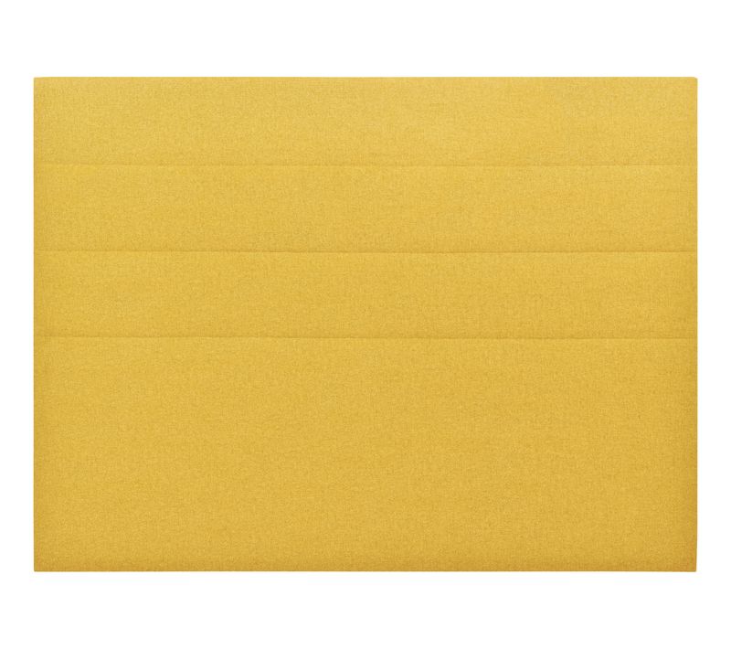 Tête de lit tissu L.160 cm NUIT FAUBOURG VICTOIRE jaune