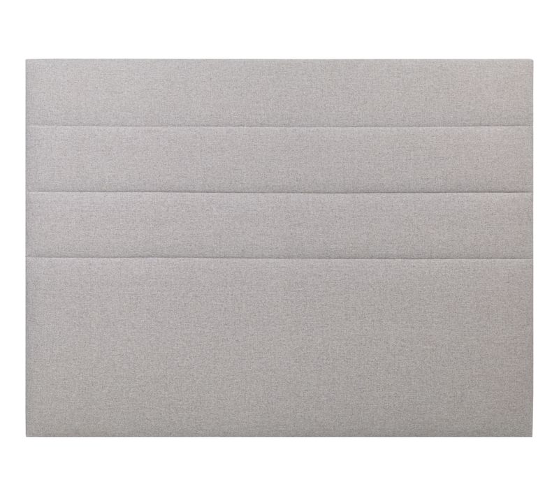 Tête de lit tissu L.200 cm NUIT FAUBOURG VICTOIRE gris clair