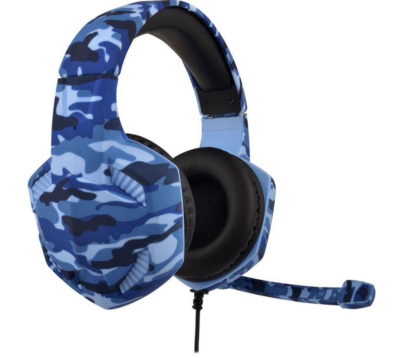 Casque Gaming Pour Ps5 PS4 Xbox Serie Switch PC Bleu Camo