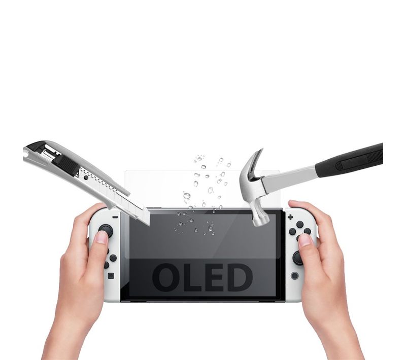 Protection Ecran En Verre Trempé Pour Console Switch Oled