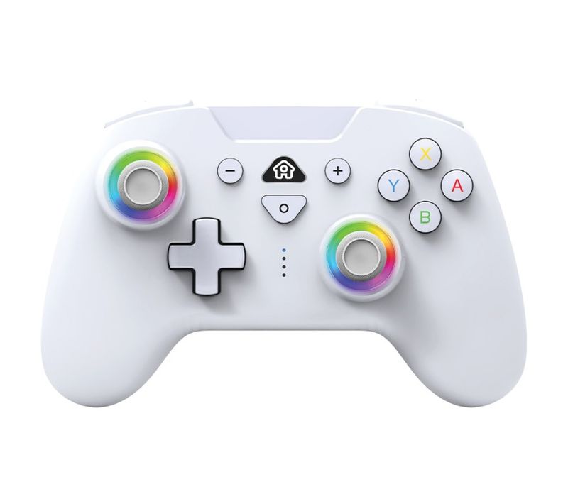 Manette Switch 2 et Switch Sans Fil LED - Blanche