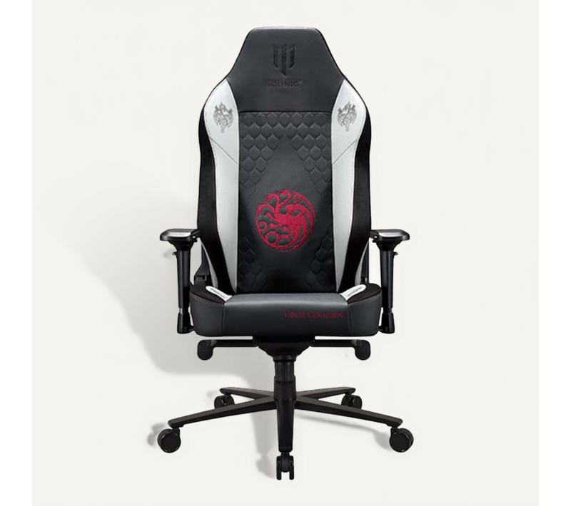 Fauteuil Gamer Apollon Collector House Of The Dragon, Chaise Gaming Noir Taille Xl