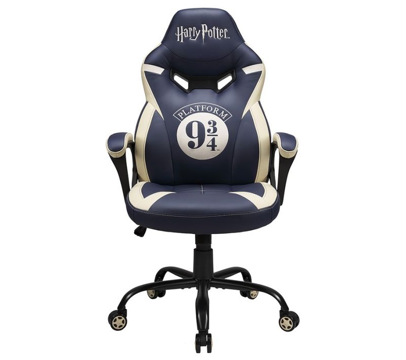 Chaise Gaming Harry Potter Platform 9 3/4, Fauteuil Gamer Bleu Taille S/m