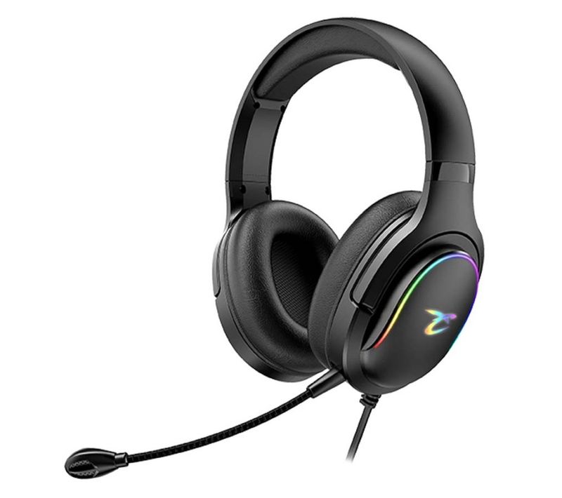 Spectra Casque Gaming Pour Ps5 PS4 PC Xbox, Hp 40 Mm, Micro Inclinable, Réglage Volume, Noir