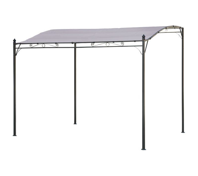 Pergola Murale 3 × 2,5m Nice Taupe