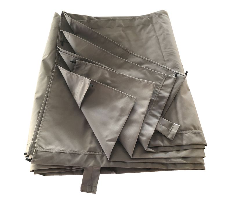 Toile Pour Pergola Murale 3 × 4m Fréjus Taupe