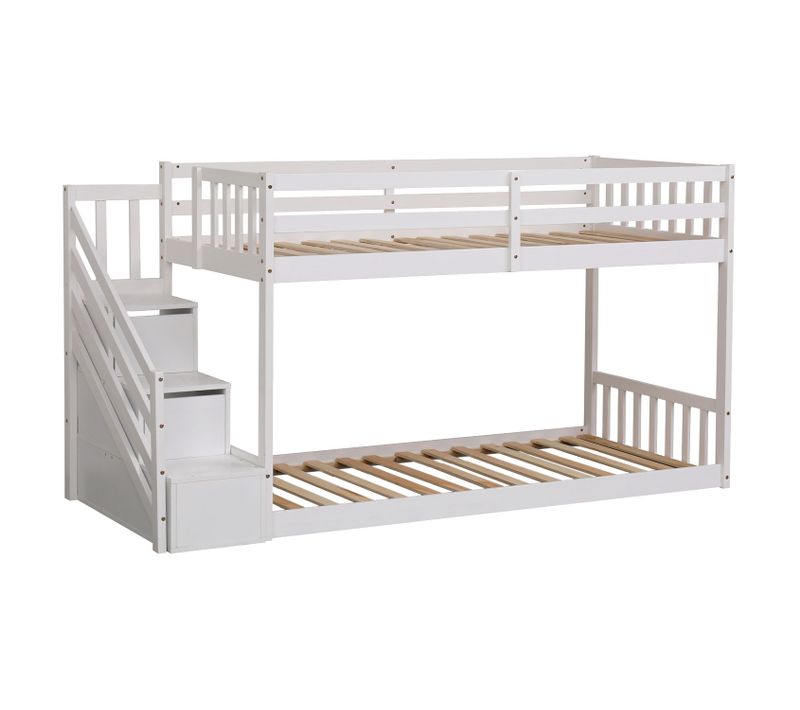 Lits Superposés Pour Enfants 190x90cm Blanc Celestine