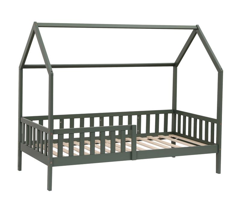 Lit Cabane Pour Enfant 190x90cm Vert Marceau