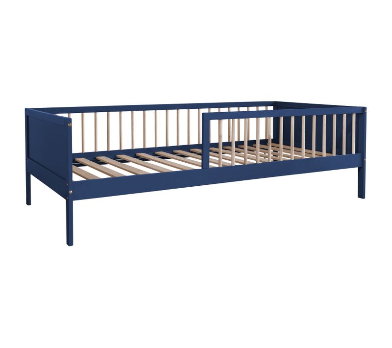 Lit Pour Enfant 190x90cm Bleu Foncé Adam