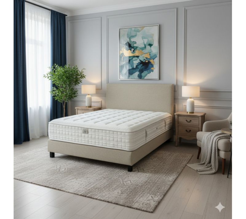 Matelas Ressorts 140x190 cm HERITAGE Ferme Epaisseur 28 cm
