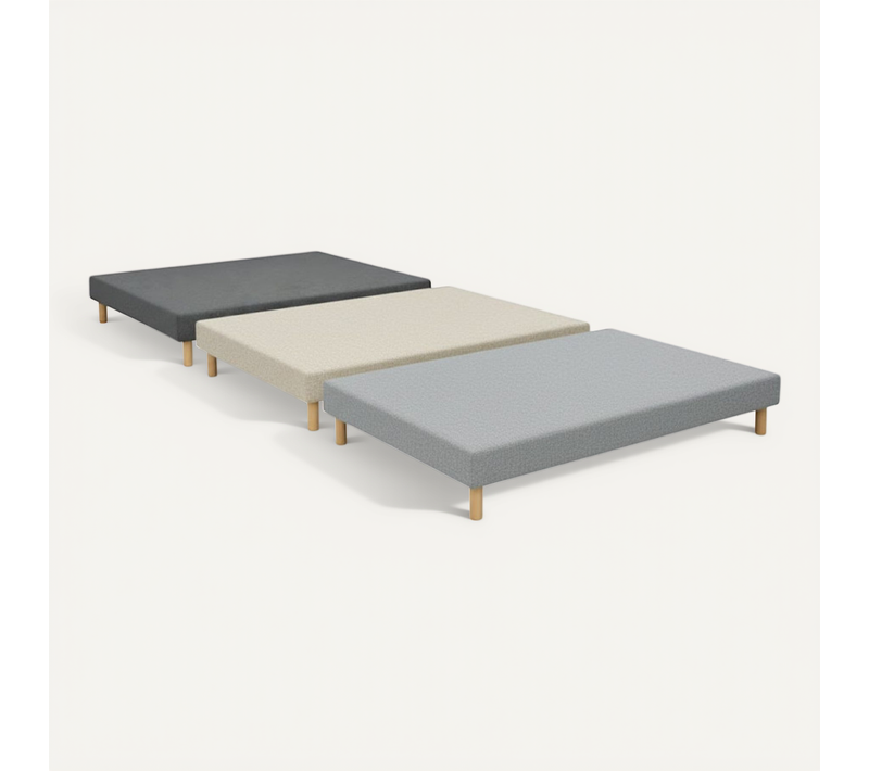 Sommier Essenzia Tradition Graphic 19cm Couleur 120x200 Beige Lattes
