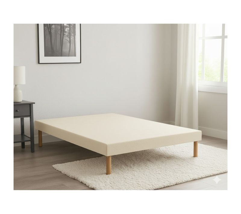 Sommier Essenzia Tradition Graphic 13cm Couleur 100x210 Beige Lattes