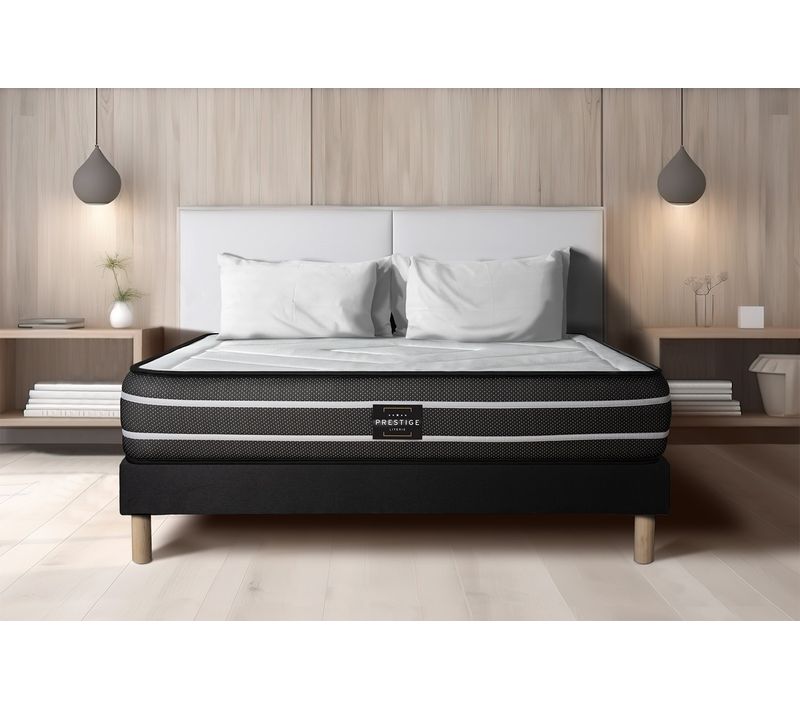 Matelas Ressorts Ensachés Et Mémoire De Forme 180x200 Exclusive - Ep: 22cm - Confort Ferme