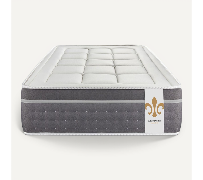Matelas Ressorts Ensachés Et Mémoire De Forme 90x190 Trente - Ep: 30cm - Confort Equilibré