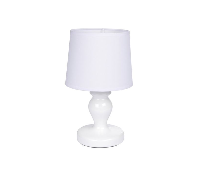 Lampe Pied Chandelier Blanc