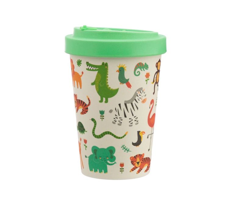 Mug De Voyage Ecologique En Bambou Zooniverse Animaux