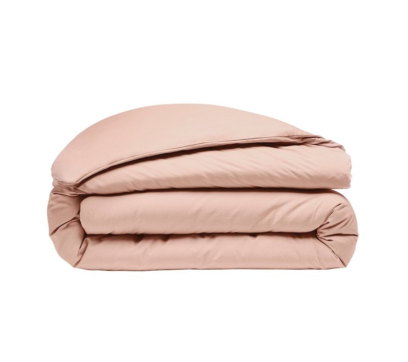 Housse De Couette Percale 260 X 240 Cm Rose