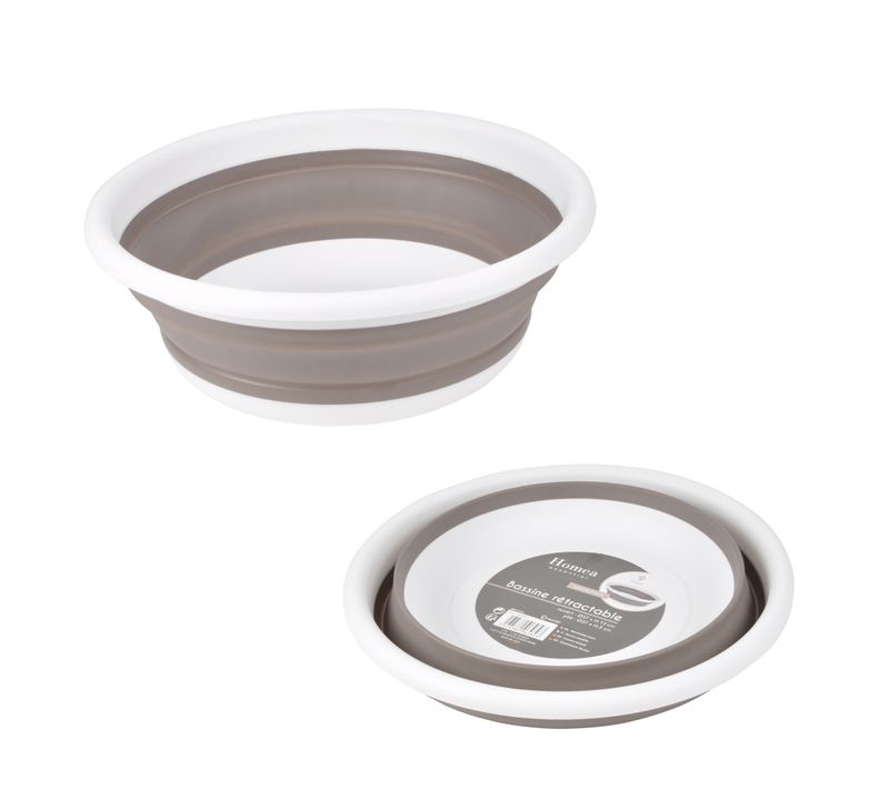 Bassine Cuvette Retractable Taupe