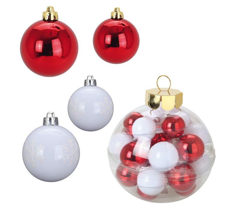 Kit De 27 Boules De Noel Multicouleur