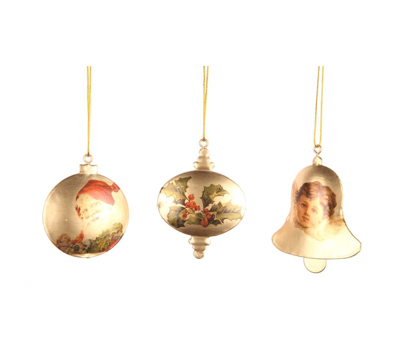 Set De 3 Suspensions De Noel