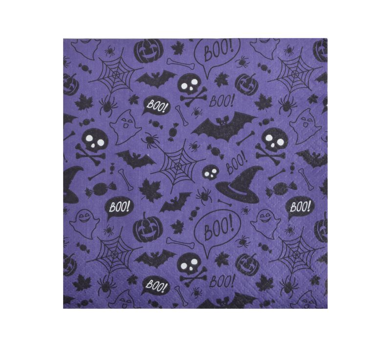 Lot De 20 Serviettes En Papier Motif Halloween
