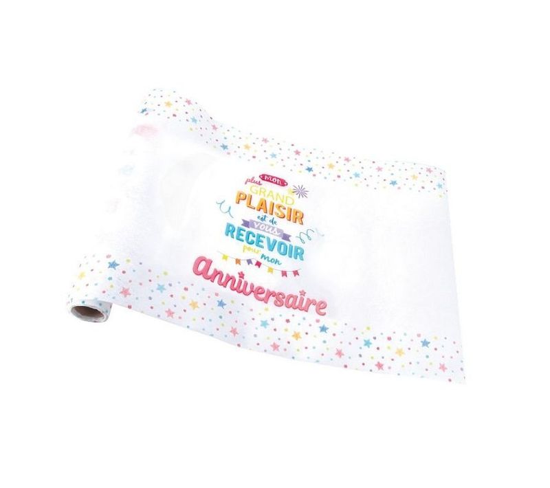 Chemin De Table Anniversaire Plaisir De Recevoir