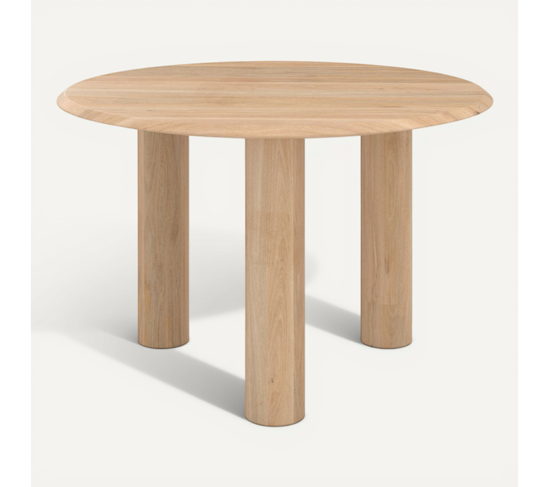Table Ronde En Bois De Manguier 4 Personnes - Sacha