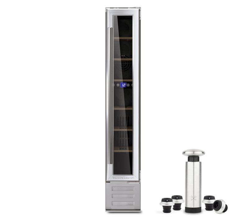 Cave De Service 7 Bouteilles Et Pompe Sous Vide Pour Vin - Cavse7+wom440