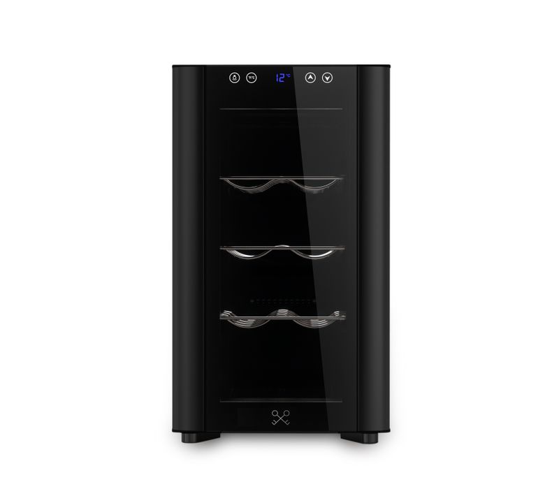 Cave De Service Noire 8 Bouteilles - Cavsb8