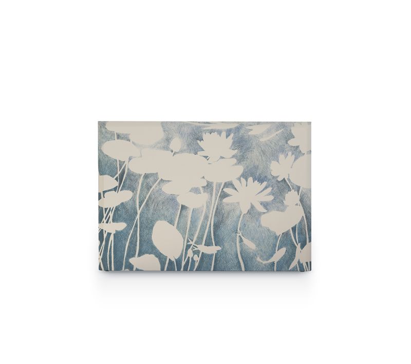 Tête De Lit Déhoussable Haku 180x110 Cm Coloris Bleu
