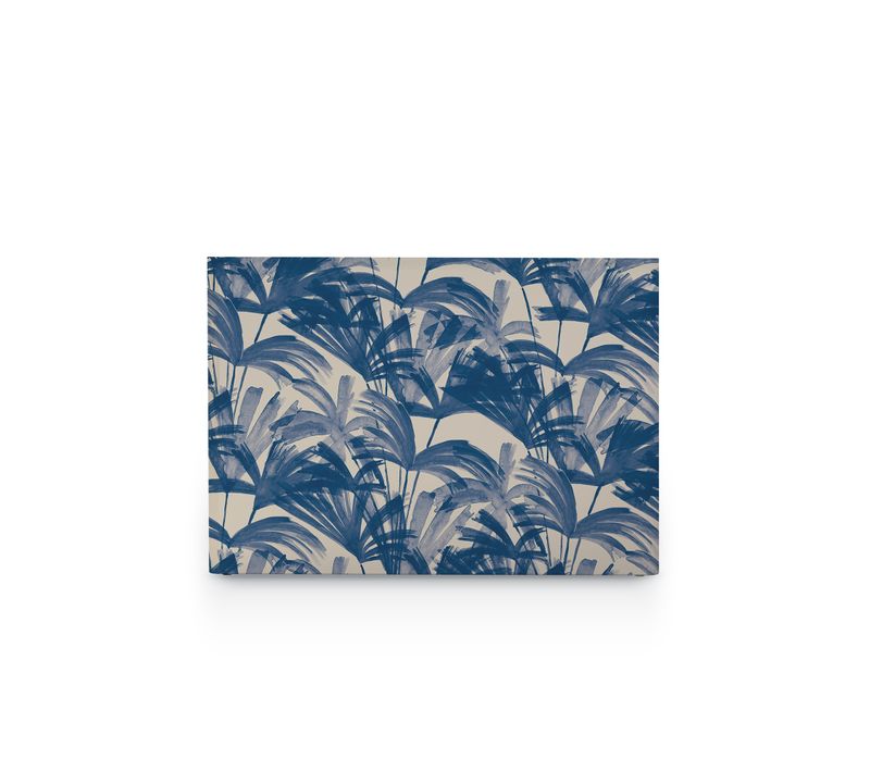 Tête De Lit Déhoussable Anni 140x110 Cm Coloris Bleu