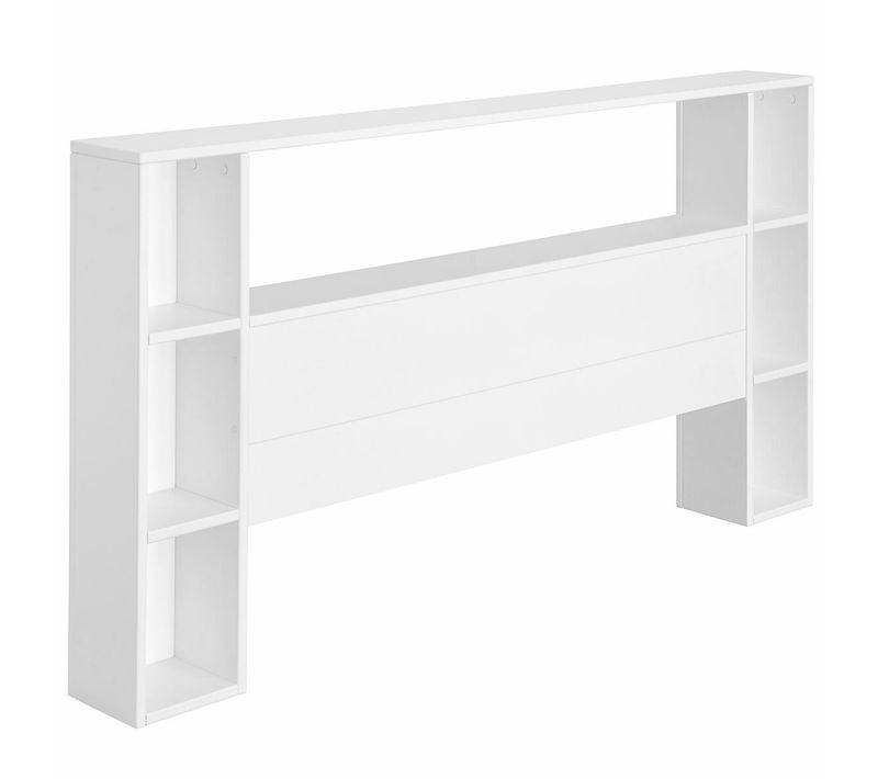 Tête De Lit Avec Rangements Lou   Blanc 120 Cm