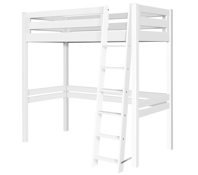 Lit Mezzanine 1 Place 90x190 Cm Orsai  Blanc