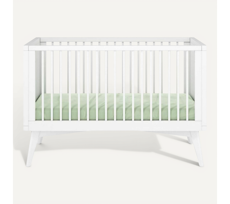 Lit Bébé évolutif Montessori 70x140 Cm Marley Blanc