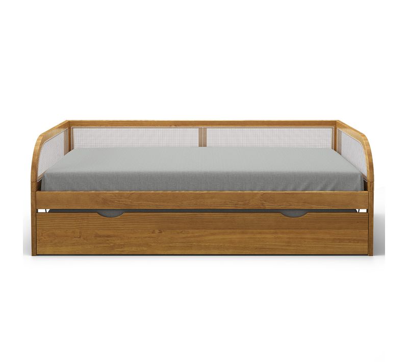 Lit Enfant Gigogne 90x190 Cm Laya  Noisette