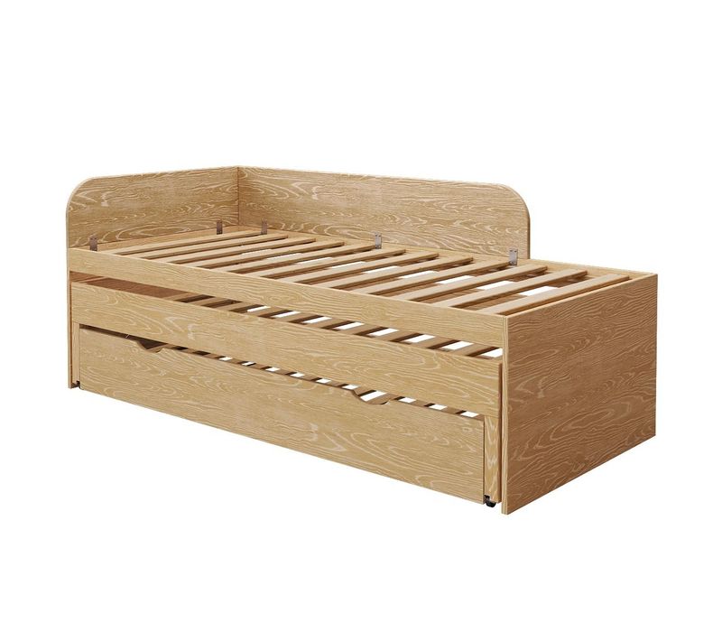 Lit Gigogne 3 Places 90x200 Cm Noha  Bois