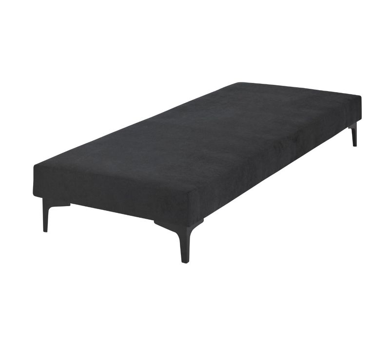 Sommier Tapissier 80x200 Cm Hiliana  Noir