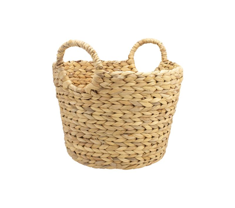 Panier De Rangement Jacinthe D'eau Naturelle 26 X 34,5 X 30 Cm