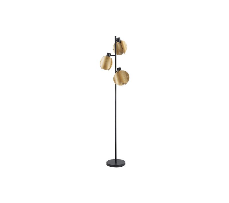 Lampe Sur Pied Jafi En Métal Doré