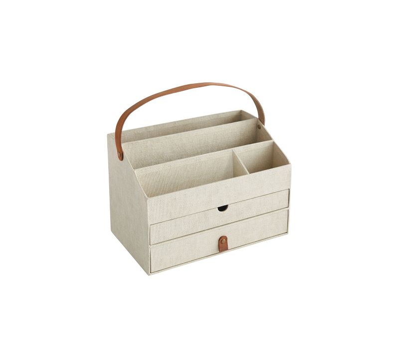 Organisateur De Bureau Howard En Carton Beuge 26,5 X 16 X 22,5 Cm